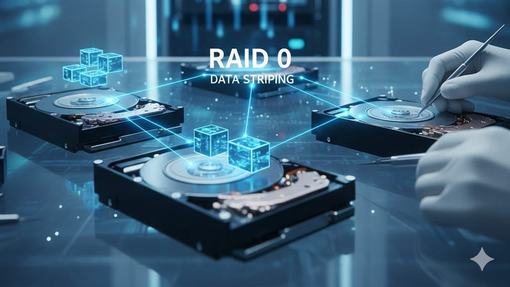 Profesyonel RAID 0 Veri Kurtarma ve Laboratuvar Ortamında Teknik Analiz Süreci