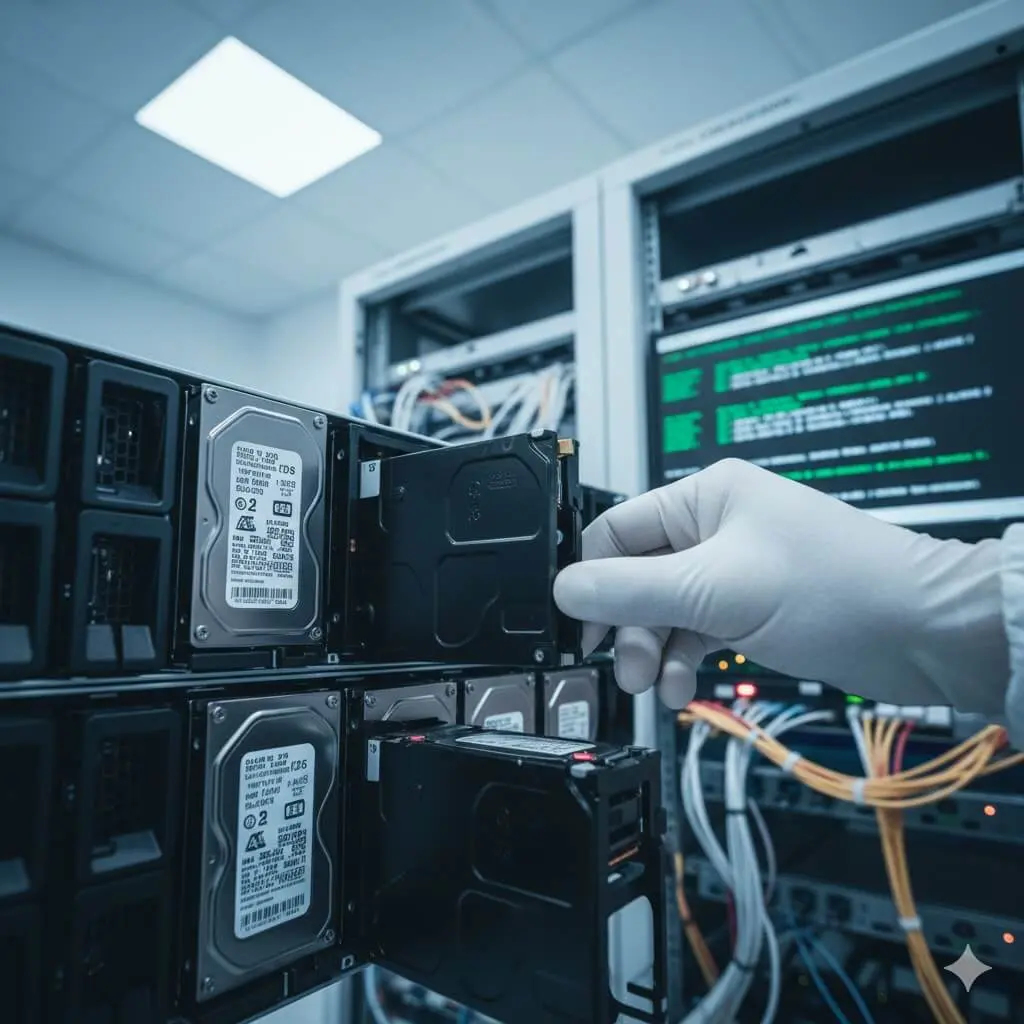 Arızalı Sunucu Sistemleri ve RAID Yapılandırma Onarımı